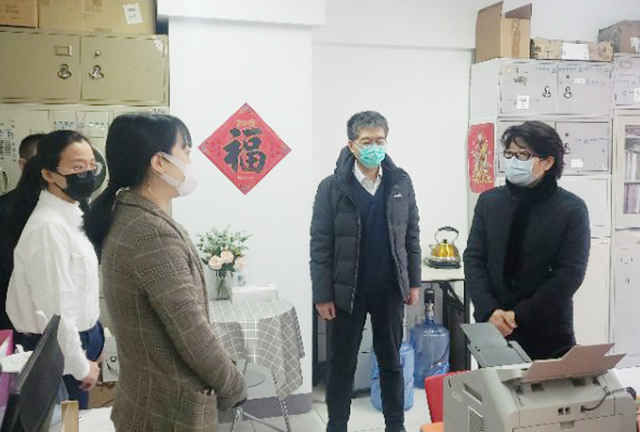 集团党委书记、董事长赵佳琛到音像公司检查调研